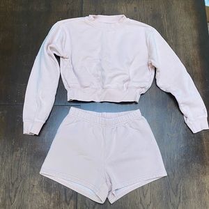 Aritzia TNA Cozy AF Sweatsuit (Sweatshirt)